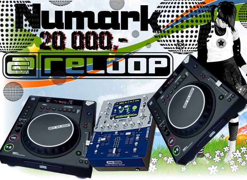 2x CD/MP3 PLAYER RELOOP RMP 1 + MIX PULT NUMARK - DXM06 -> 20 000,-