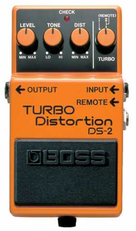 Efekt BOSS-Turbo Distortion!