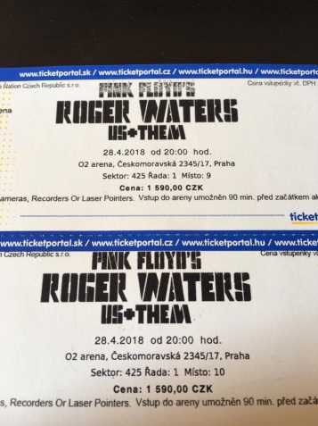 Lístky na Pink Floyd / Roger Waters